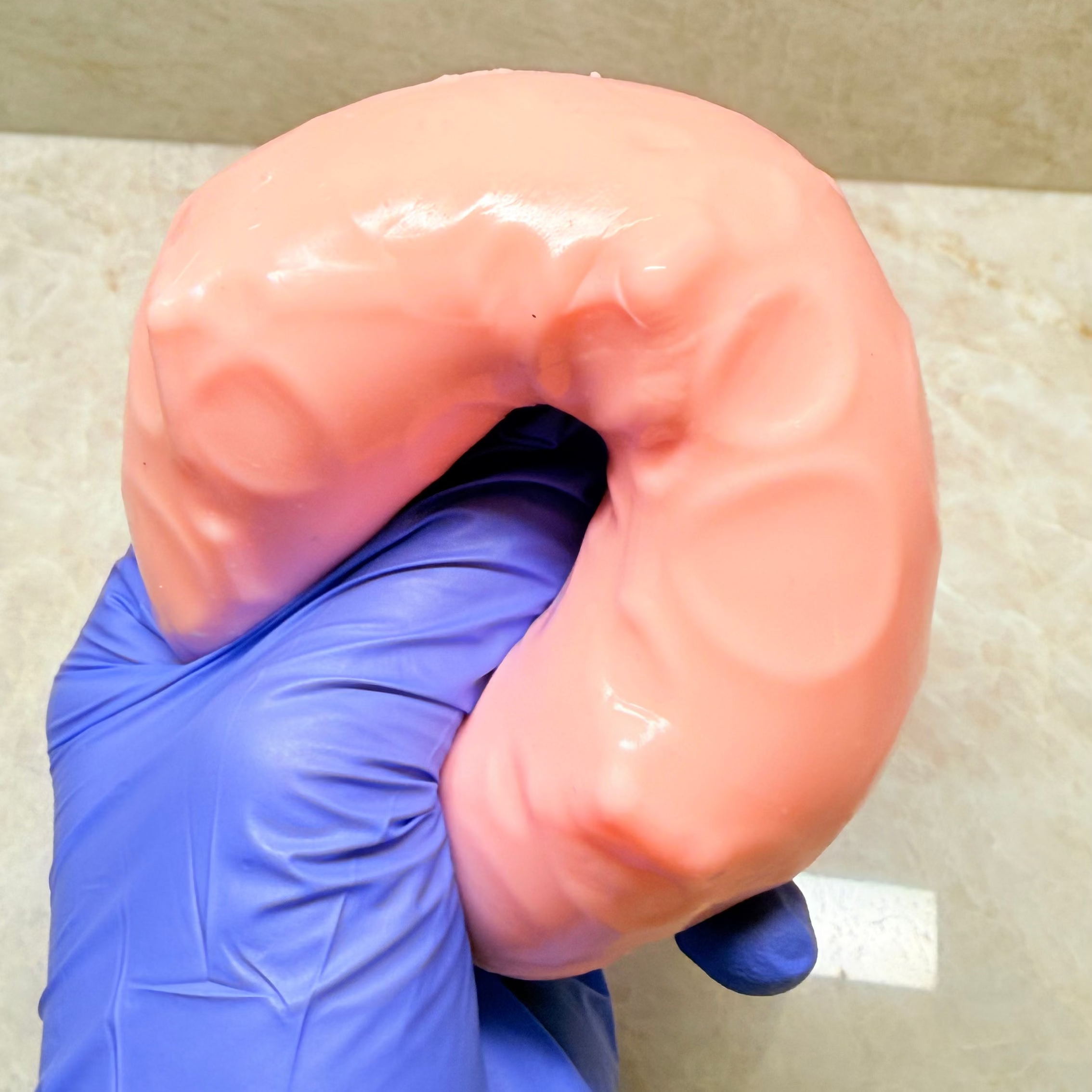 Perfect Size Squishy Pink Cheese